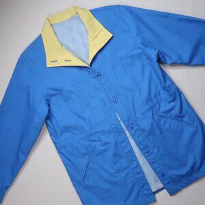 Vintage London Fog Blue and Yellow jacket